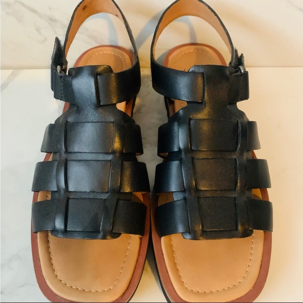 Madewell Fisherman’s Black Sandal